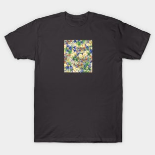 floral, decorative, primitive, watercolor, pattern T-Shirt